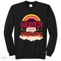 Women's Rights Can Do Anything Feminist Sweatshirt thumb 0