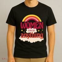 Women's Rights Can Do Anything Feminist T-Shirt thumb 3