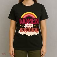 Women's Rights Can Do Anything Feminist T-Shirt thumb 4