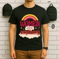 Women's Rights Can Do Anything Feminist T-Shirt thumb 6