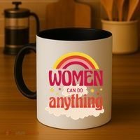 Women's Rights Can Do Anything Feminist Coffee Mug thumb 4