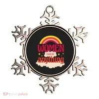 Women's Rights Can Do Anything Feminist Ornament thumb 0