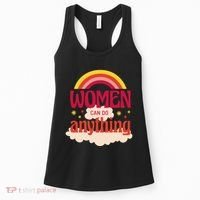 Women's Rights Can Do Anything Feminist Women's Tank Top thumb 0