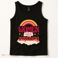 Women's Rights Can Do Anything Feminist Tank Top thumb 2