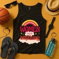 Women's Rights Can Do Anything Feminist Tank Top thumb 4
