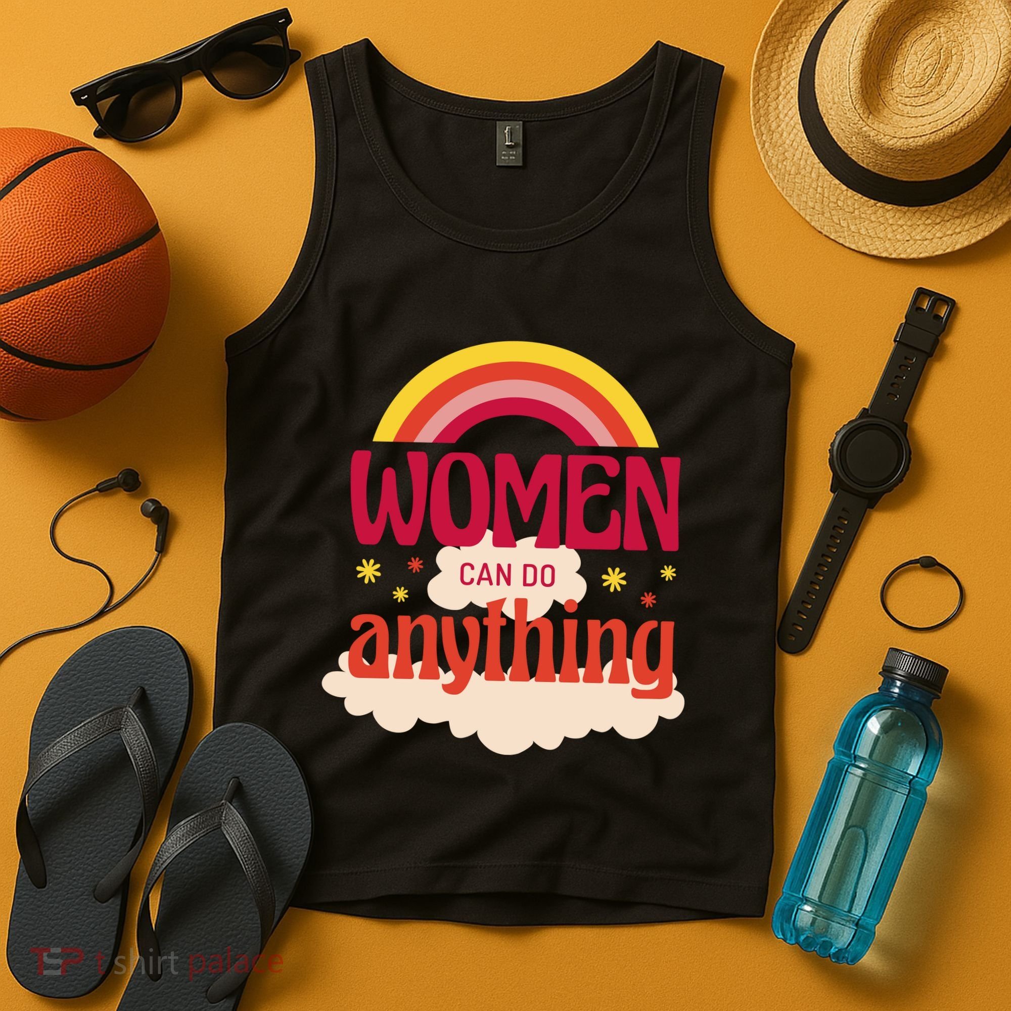 Women's Rights Can Do Anything Feminist Tank Top