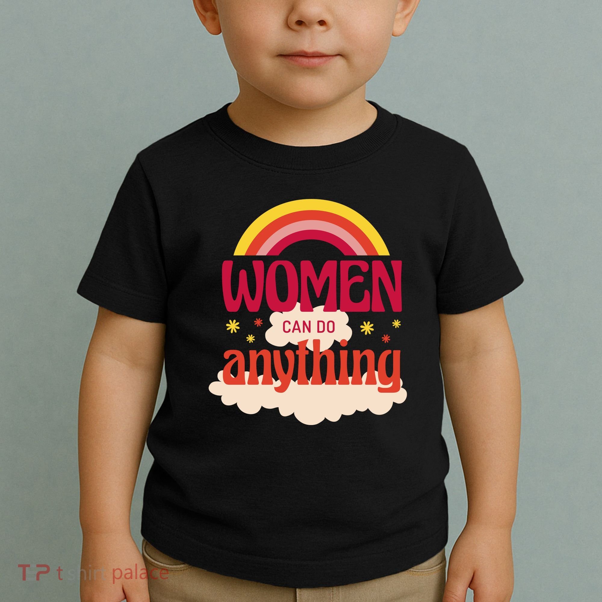 Women's Rights Can Do Anything Feminist Toddler T-Shirt