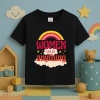 Women's Rights Can Do Anything Feminist Toddler T-Shirt thumb 3