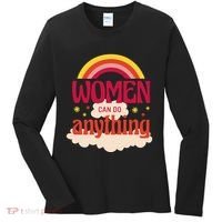 Women's Rights Can Do Anything Feminist Women's Long Sleeve Shirt thumb 0