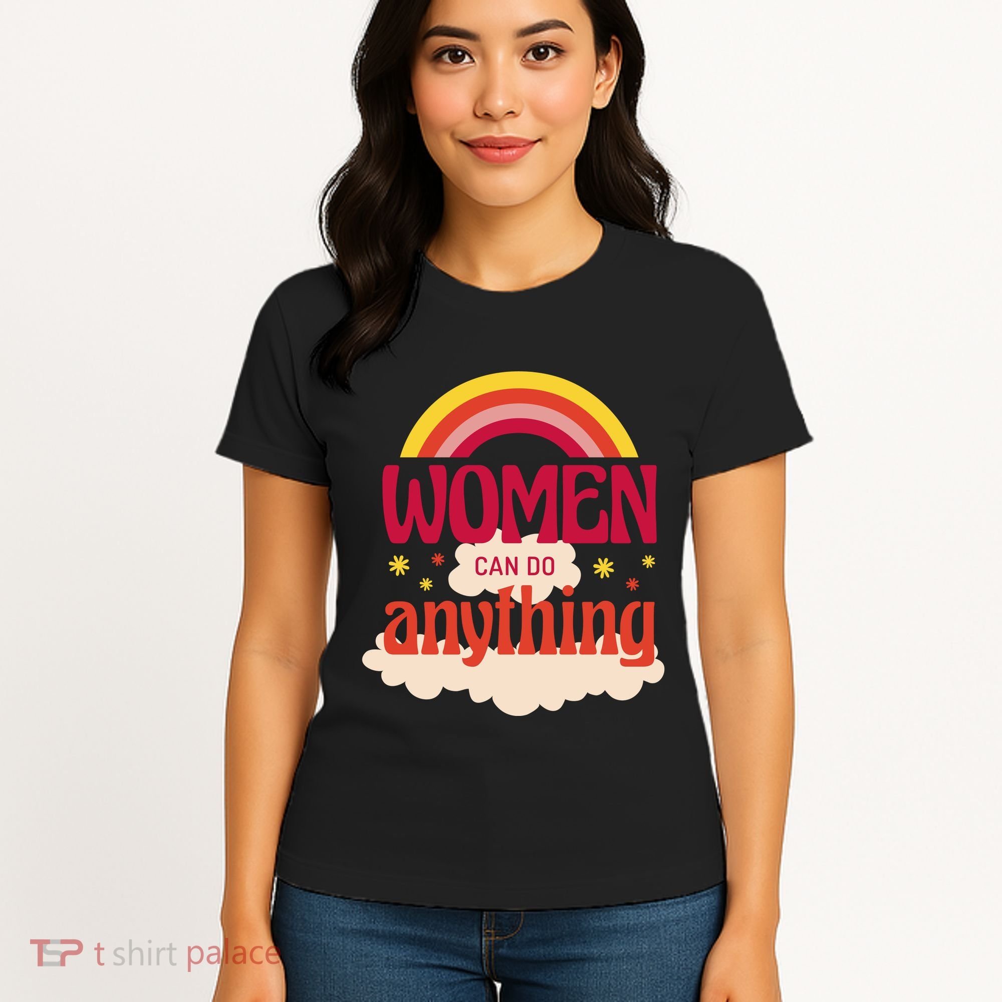 Women's Rights Can Do Anything Feminist Women's T-Shirt