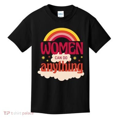Women's Rights Can Do Anything Feminist Kids T-Shirt