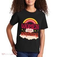 Women's Rights Can Do Anything Feminist Kids T-Shirt thumb 2
