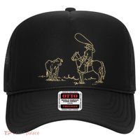 Western Rodeo Cowboy Roping Horse Riding Hat thumb 0