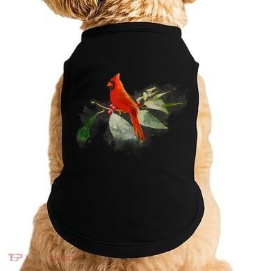 Wild Red Cardinal Bird Doggie Tank