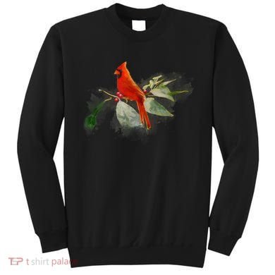 Wild Red Cardinal Bird Sweatshirt