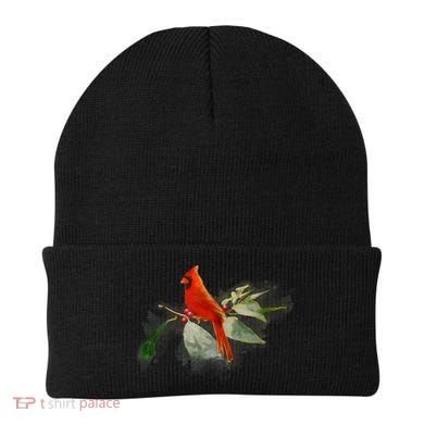 Wild Red Cardinal Bird Beanie