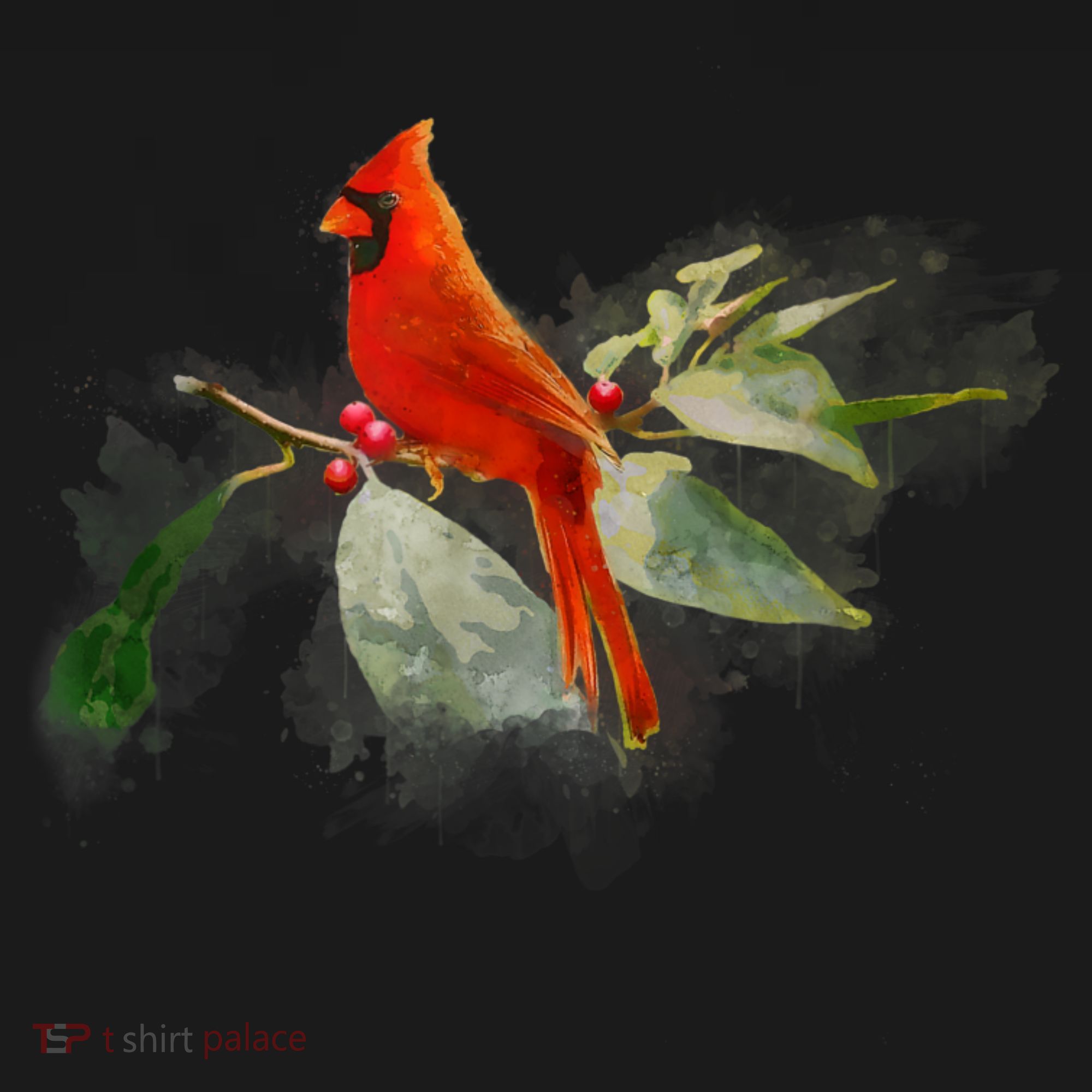Wild Red Cardinal Bird Ornament