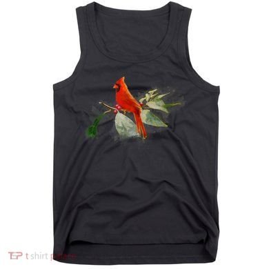 Wild Red Cardinal Bird Tank Top