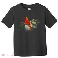 Wild Red Cardinal Bird Toddler T-Shirt thumb 0