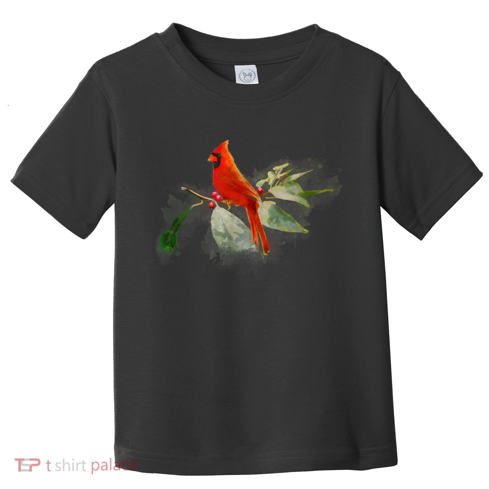 Wild Red Cardinal Bird Toddler T-Shirt