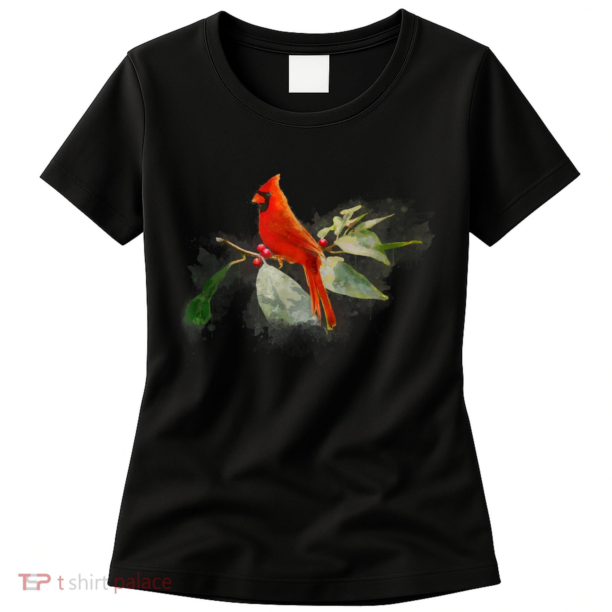 Wild Red Cardinal Bird Women's T-Shirt