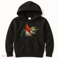 Wild Red Cardinal Bird Kids Hoodie thumb 0