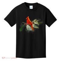Wild Red Cardinal Bird Kids T-Shirt thumb 0