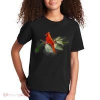 Wild Red Cardinal Bird Kids T-Shirt thumb 2