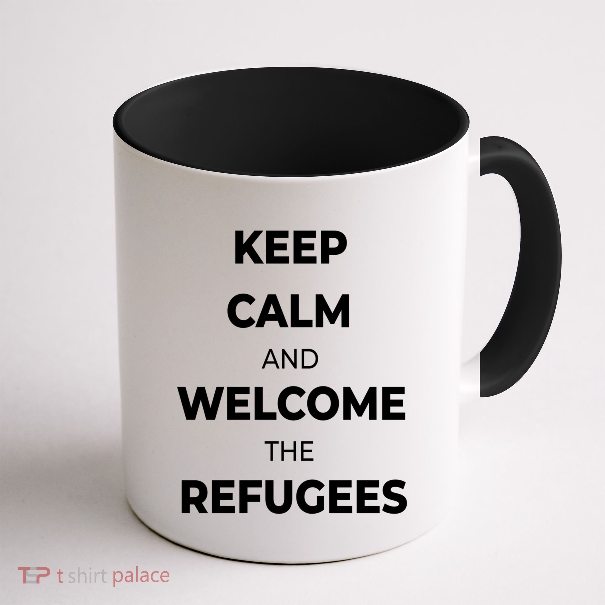 World Refugee Day Welcome Refugees Supportive Message Gift Coffee Mug