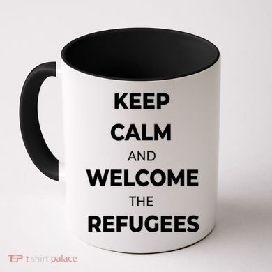World Refugee Day Welcome Refugees Supportive Message Gift Coffee Mug