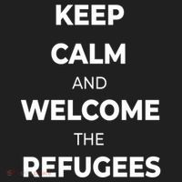 World Refugee Day Welcome Refugees Supportive Message Gift Beanie thumb 2