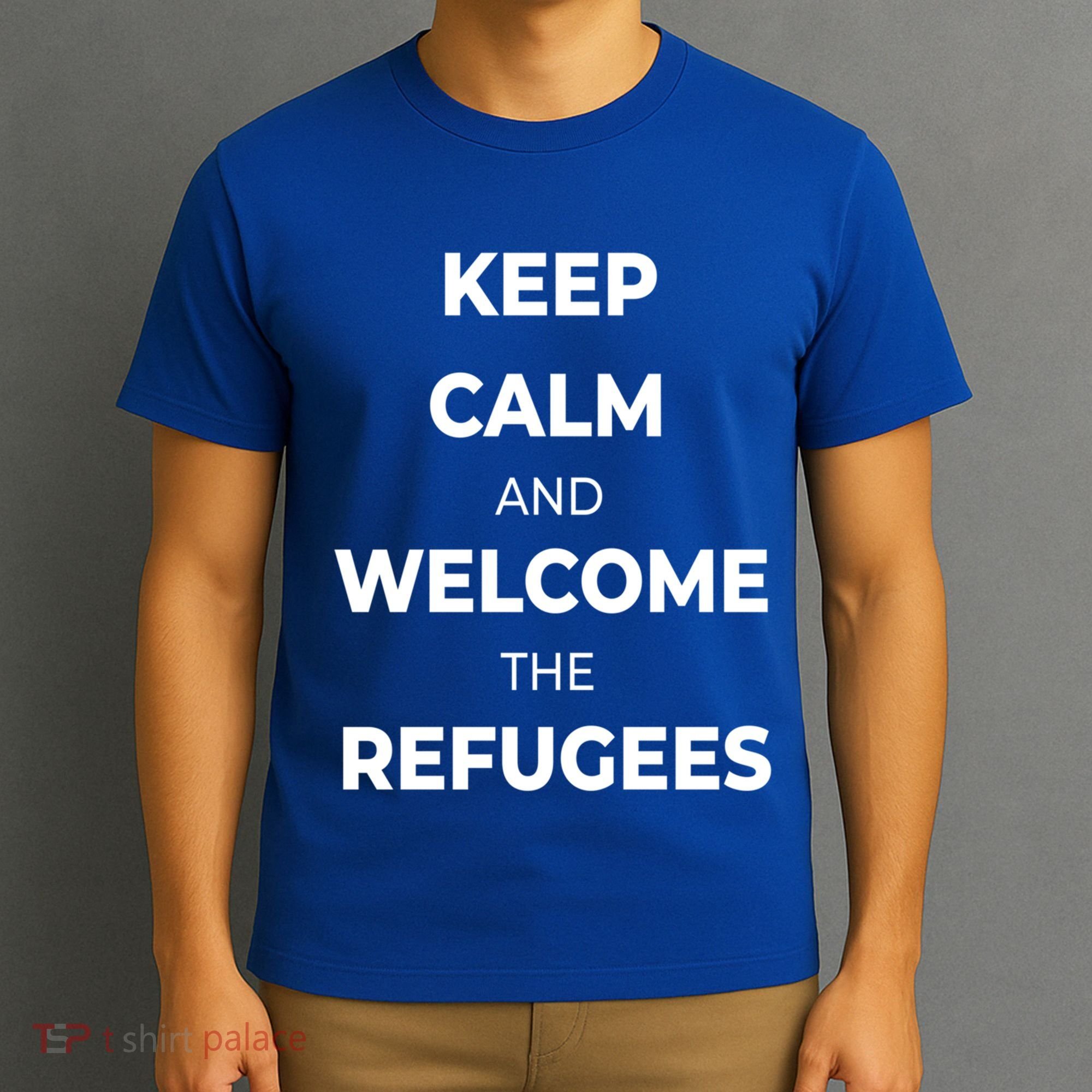 World Refugee Day Welcome Refugees Supportive Message Gift T-Shirt