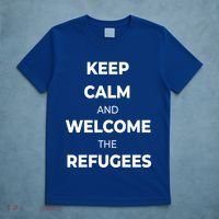 World Refugee Day Welcome Refugees Supportive Message Gift T-Shirt thumb 5
