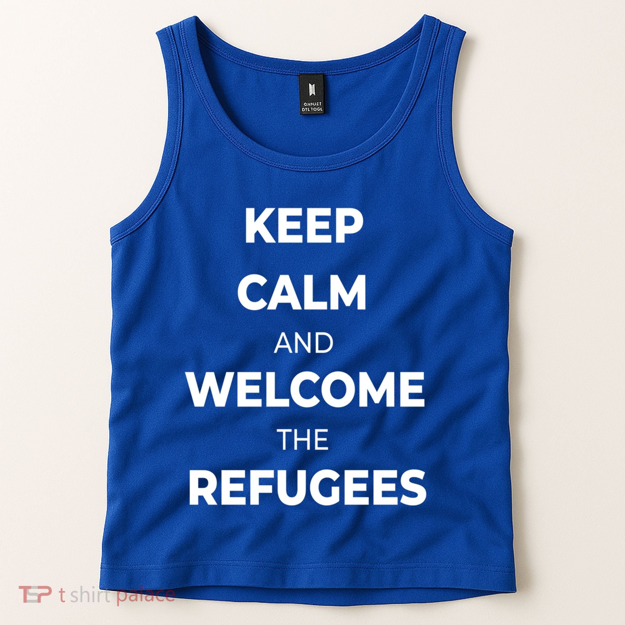 World Refugee Day Welcome Refugees Supportive Message Gift Tank Top