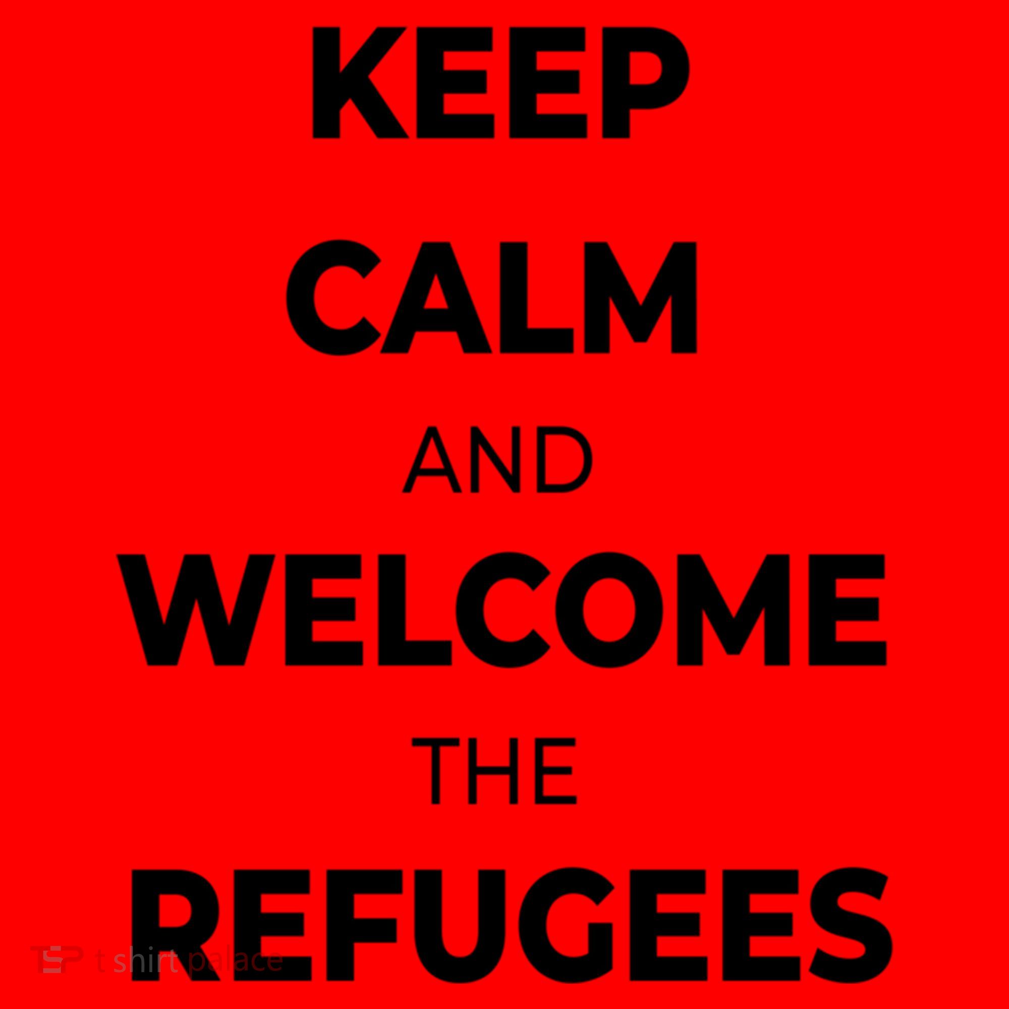 World Refugee Day Welcome Refugees Supportive Message Gift Santa Hat