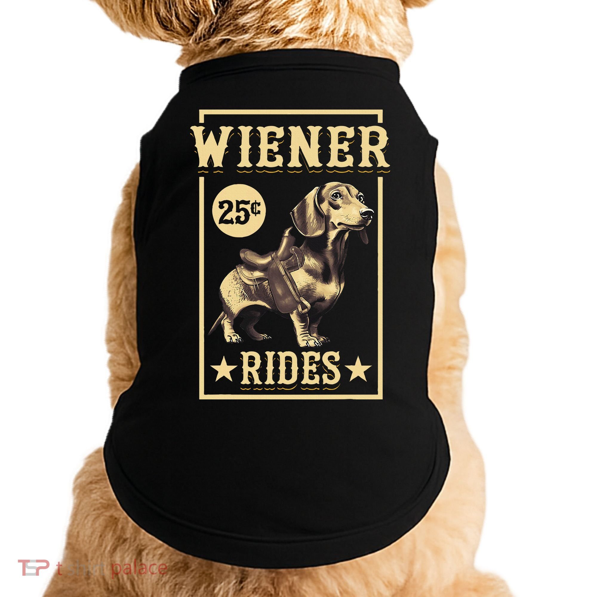 Wiener Rides Dachshund Lover Doxie Weiner Weenie Dog Owner Doggie Tank