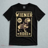 Wiener Rides Dachshund Lover Doxie Weiner Weenie Dog Owner T-Shirt thumb 5