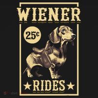 Wiener Rides Dachshund Lover Doxie Weiner Weenie Dog Owner T-Shirt thumb 7