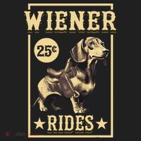 Wiener Rides Dachshund Lover Doxie Weiner Weenie Dog Owner Beanie thumb 2