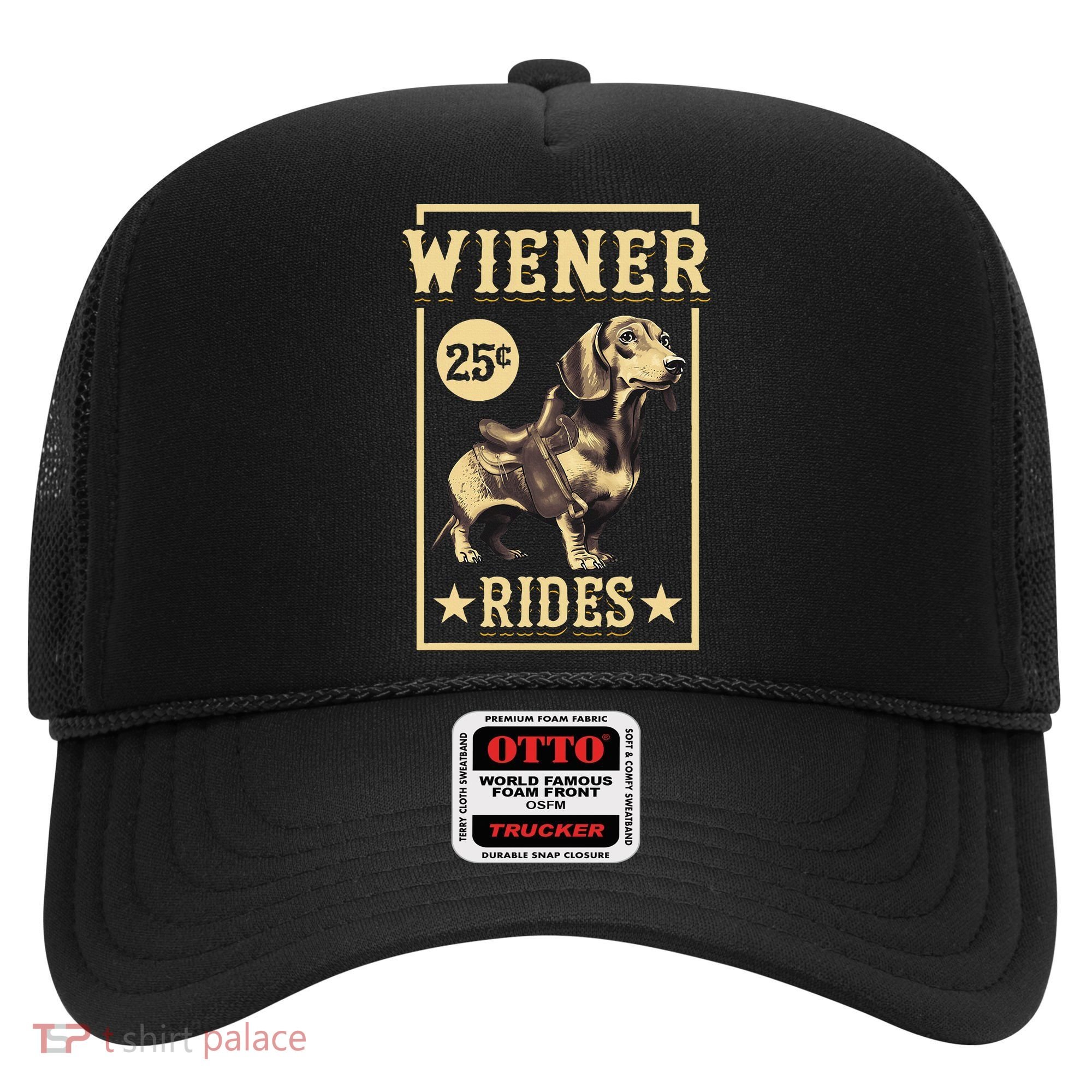 Wiener Rides Dachshund Lover Doxie Weiner Weenie Dog Owner Hat