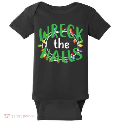 Wreck The Halls Baby Bodysuit