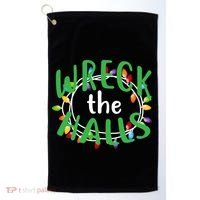 Wreck The Halls Golf Towel thumb 0