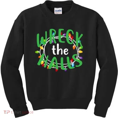 Wreck The Halls Kids Sweatshirt