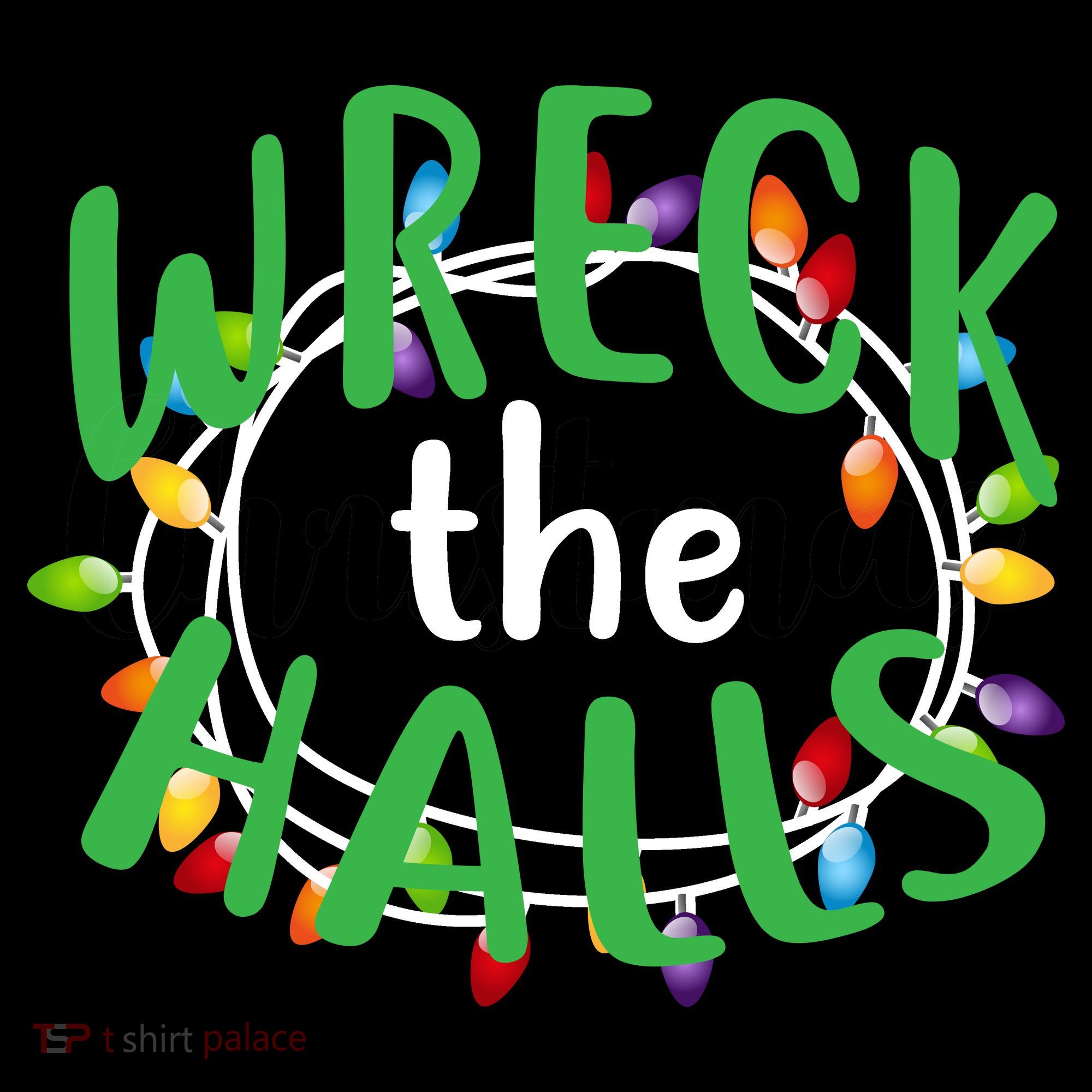 Wreck The Halls Kids Long Sleeve Shirt