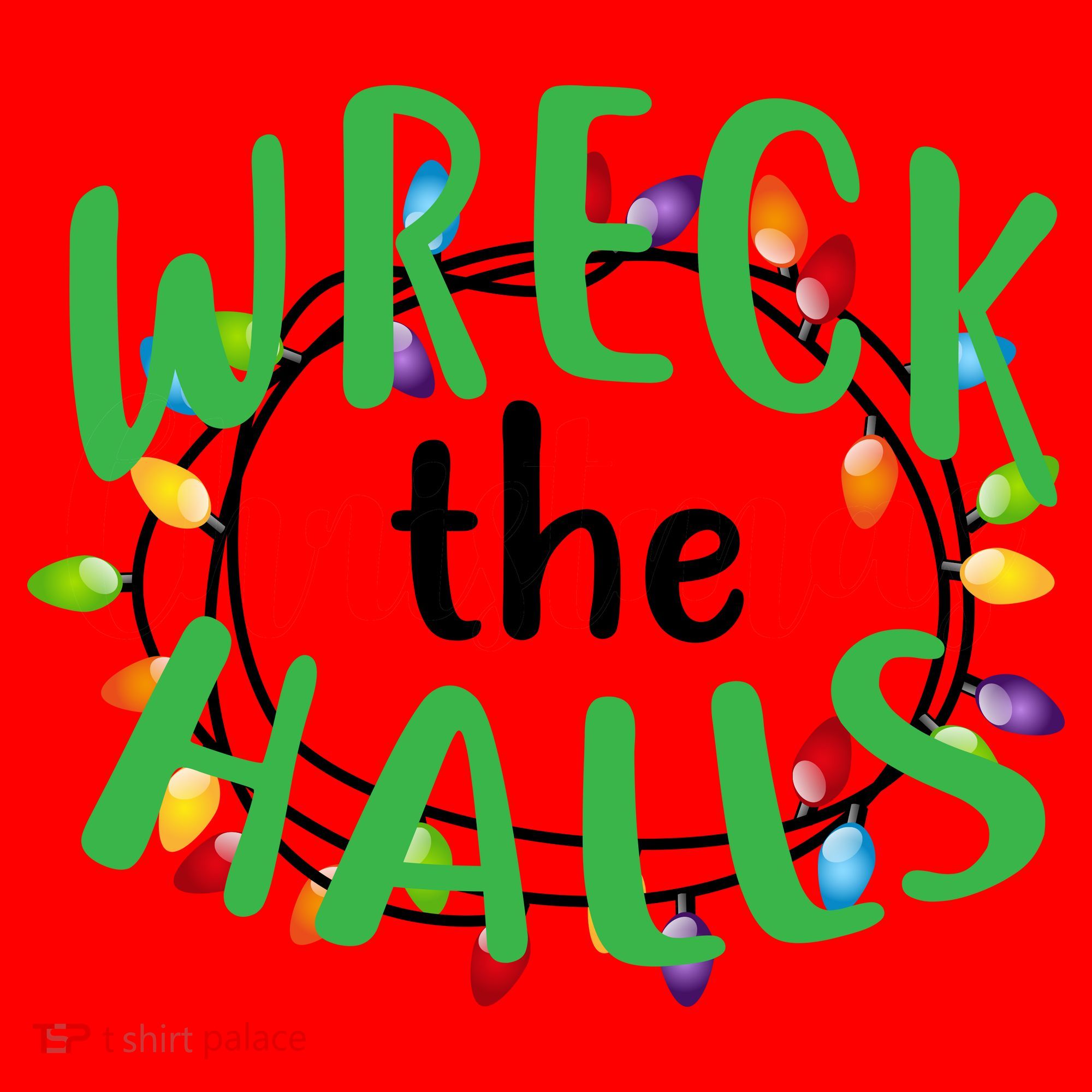 Wreck The Halls Santa Hat
