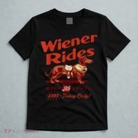 Wiener Rides Free Today Only Funny Wiener T-Shirt thumb 5