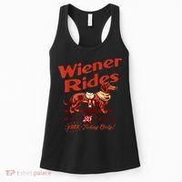 Wiener Rides Free Today Only Funny Wiener Women's Tank Top thumb 0