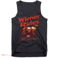 Wiener Rides Free Today Only Funny Wiener Tank Top thumb 0