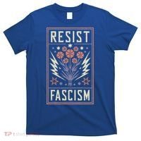 Womens Resist Fascism Protest Trump Anti Trump T-Shirt thumb 0