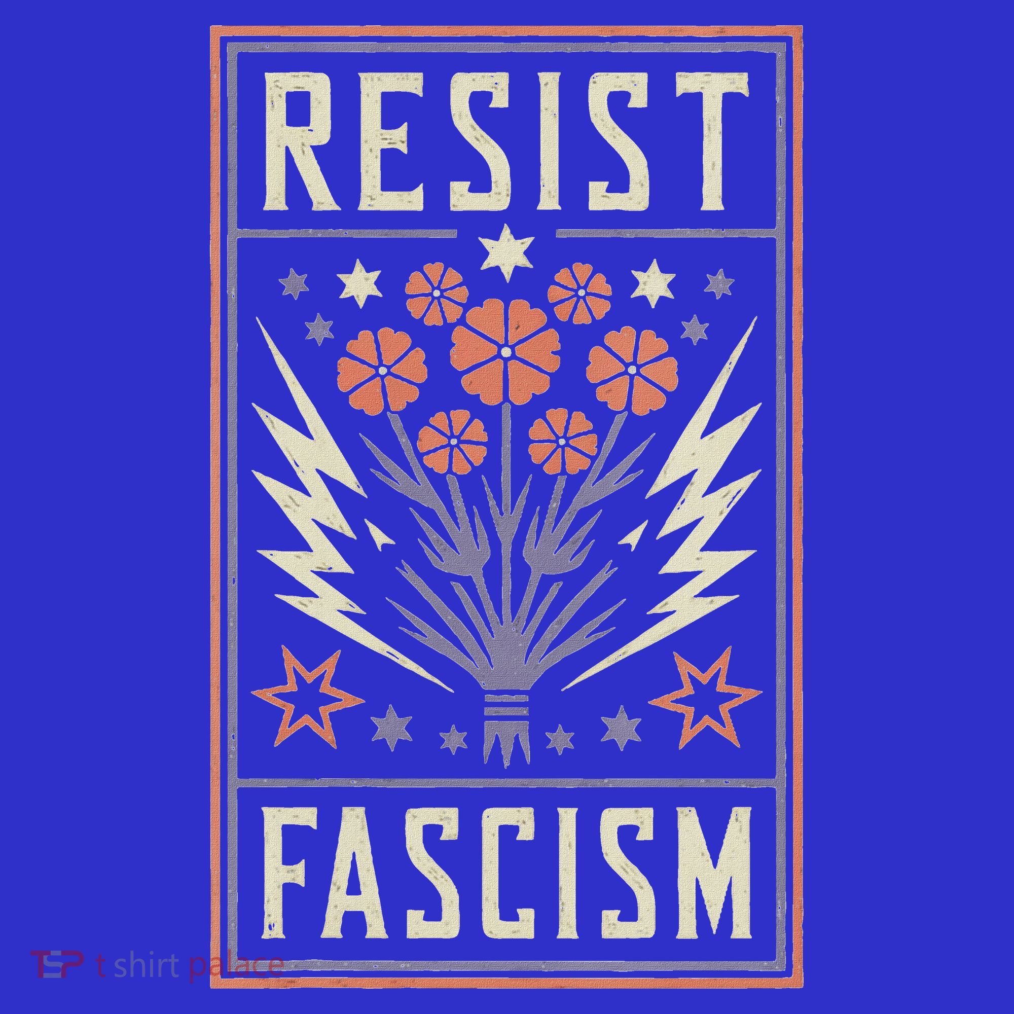 Womens Resist Fascism Protest Trump Anti Trump T-Shirt